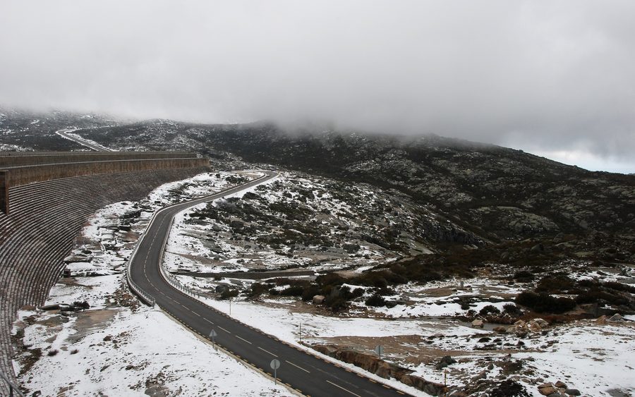 Paysage de la Serra da Estrela vu depuis Lagoa Comprida, Portugal
