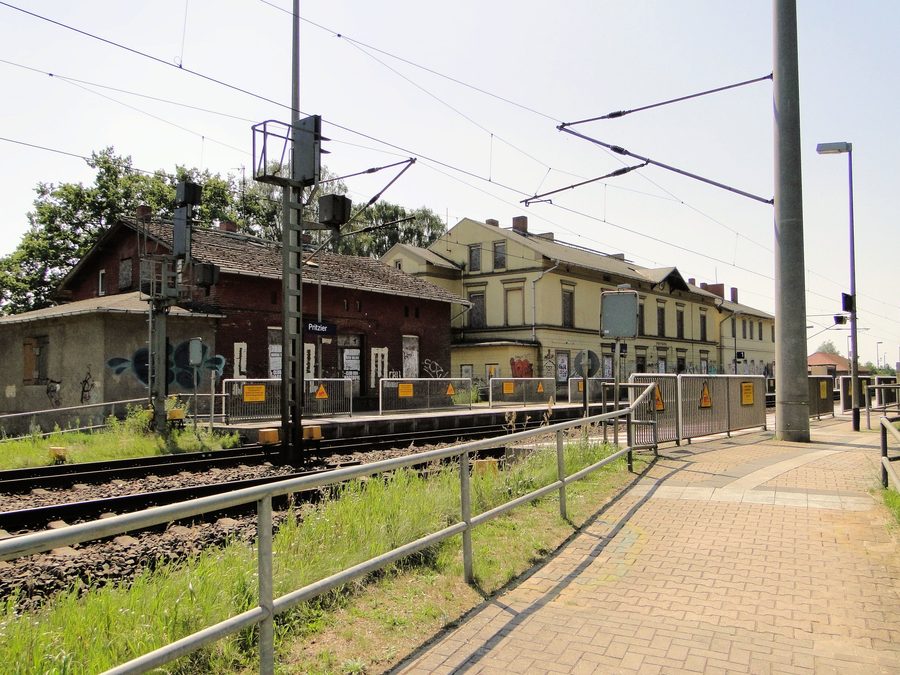 Gare de Pritzier Bahnhof dans le district de Ludwigslust-Parchim