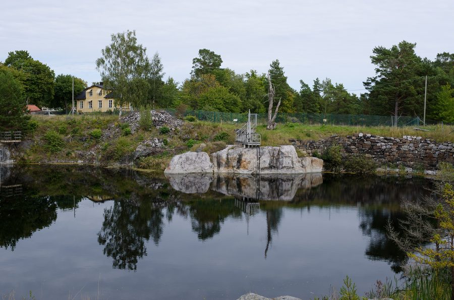 Mine de fer historique de Nyköpingsgruva à Utö