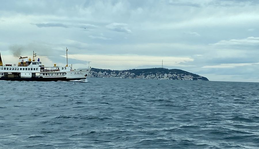 Vue sur les Princes' Islands dans la mer de Marmara près d’Istanbul