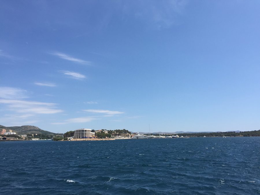 Vue de Gornje Raštane en Croatie