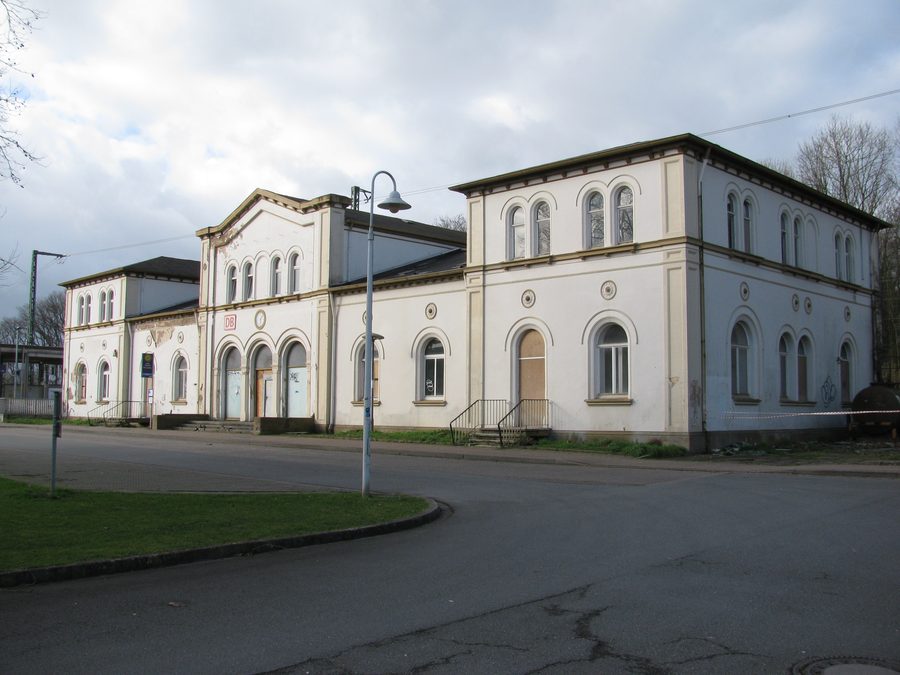 Bâtiment de la gare de Haste dans le district de Schaumbourg