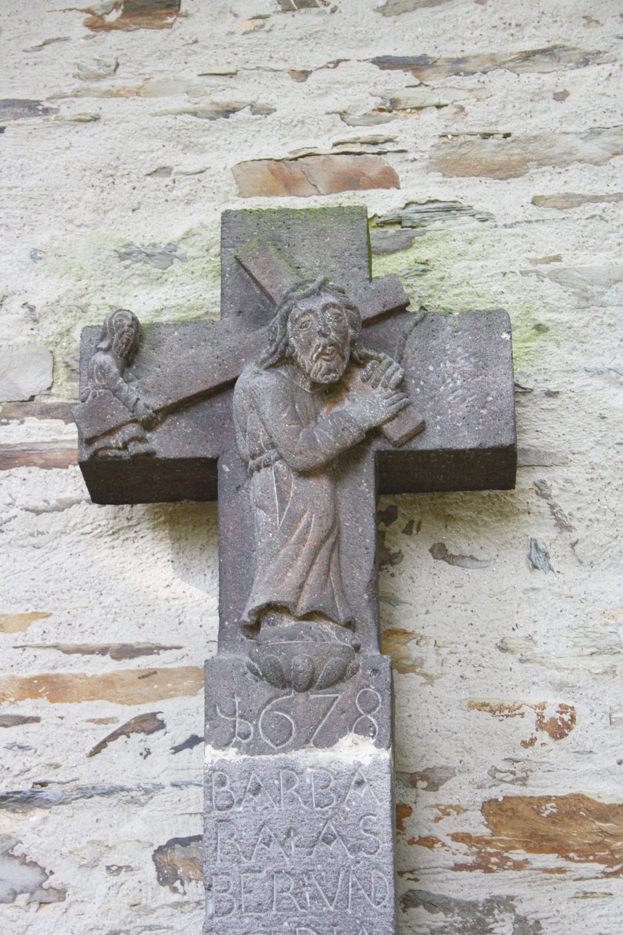 Vue extérieure de l’église Saint-Servatius à Landkern, Rhénanie-Palatinat