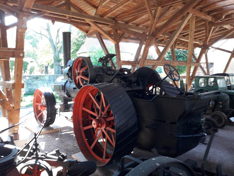 Locomobile Heucke dans l’exposition du musée de la Börde au château d’Ummendorf