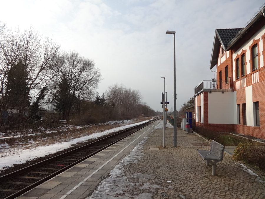 Bâtiment de gare classé à Rehfelde datant de 1874
