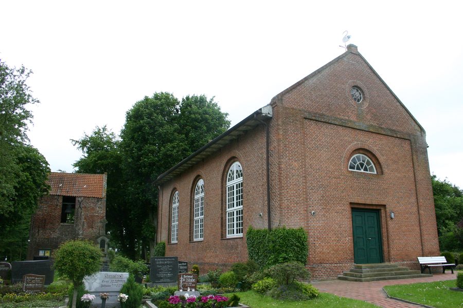 Église historique Saint-Marie à Thunum dans l’arrondissement de Wittmund, en Frise orientale