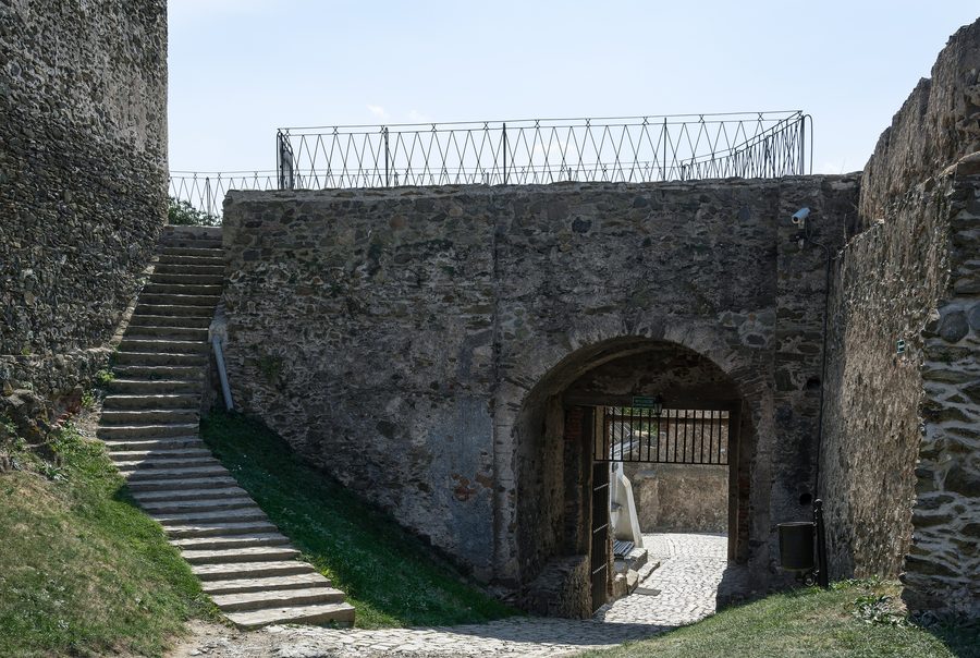 Château de Bolków, une ruine de château historique avec une tour distinctive