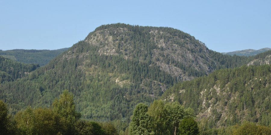 Vue de Nesbyen, Norvège
