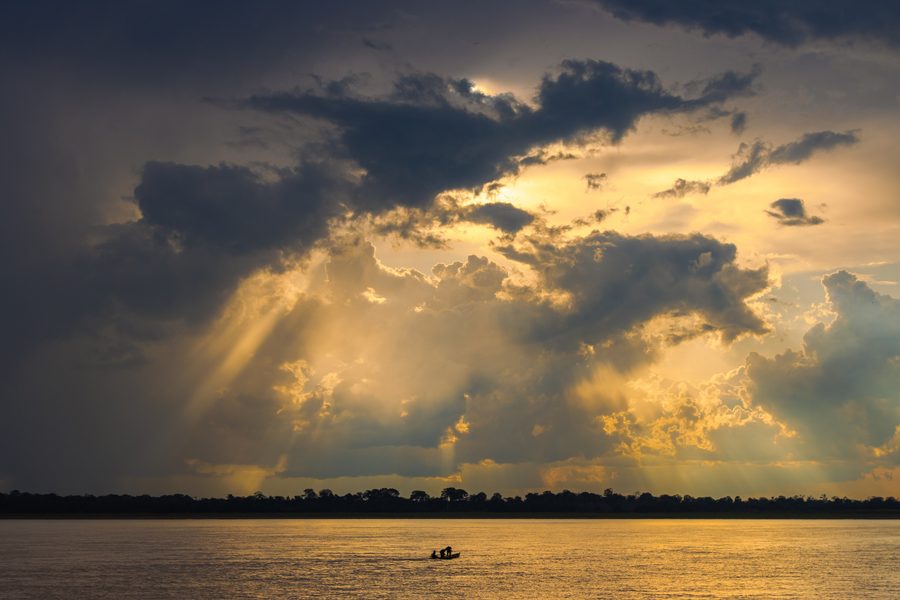 Paysage amazonien en Colombie