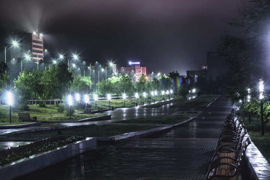 Microdistrict 3 à Stepnogorsk, Kazakhstan