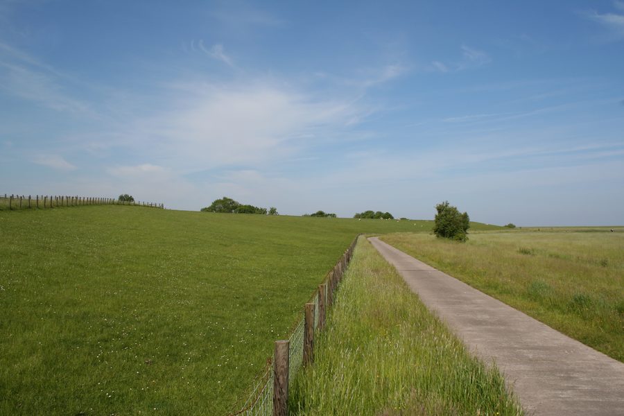 Digue près de Fedderwadersiel à Butjadingen