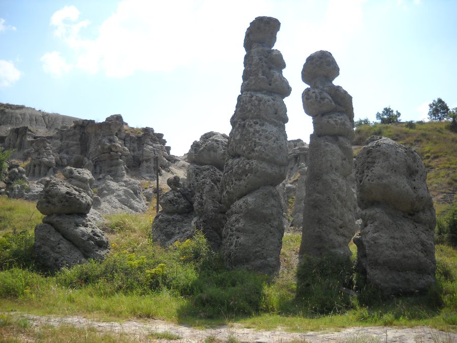 Colonnes de pierre naturelles de Kuklica près de Kratovo