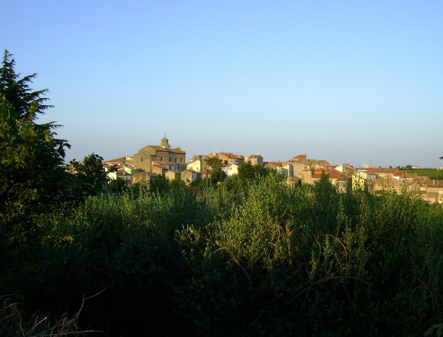 Vue de Villalfonsina dans la province de Chieti