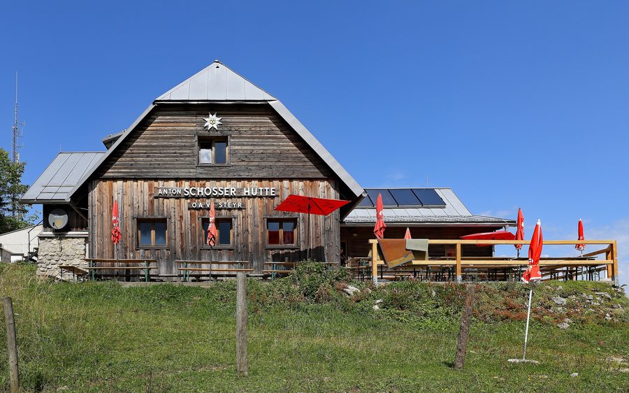 Refuge Anton-Schosser-Hütte sur la Hohen Dirn