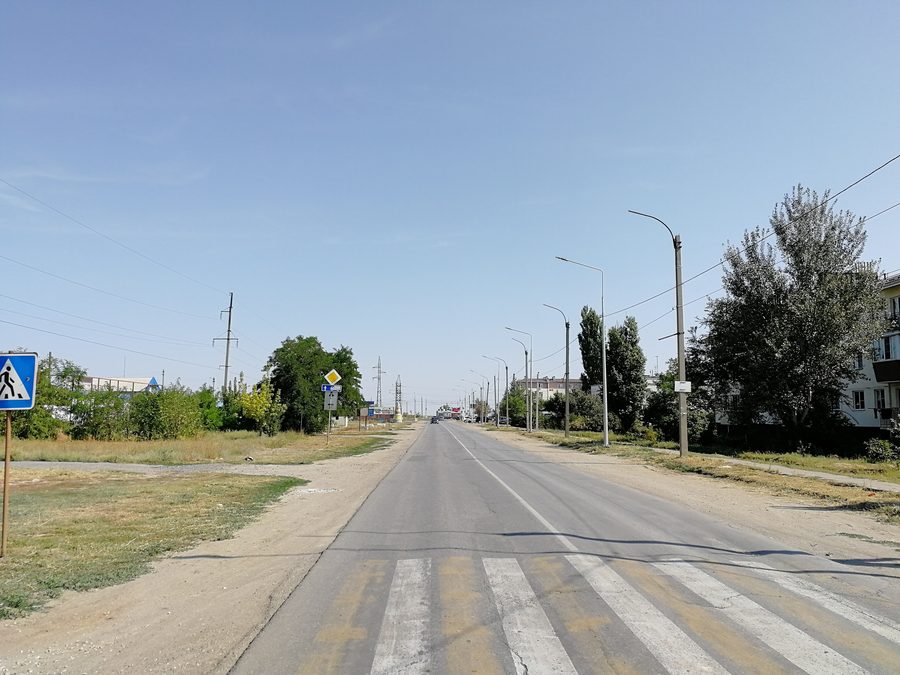 Vue de l’agglomération de Srednjaja Achtuba dans l’oblast de Volgograd