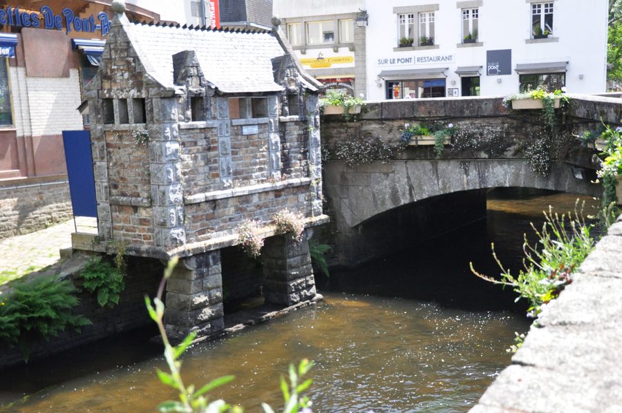 Vue sur Pont-Aven en Bretagne