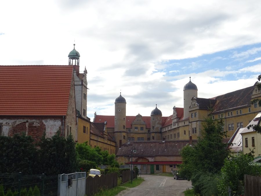 Château de Lichtenburg à Prettin, côté cour