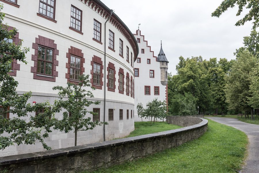 Vue extérieure du château Elisabethenburg à Meiningen