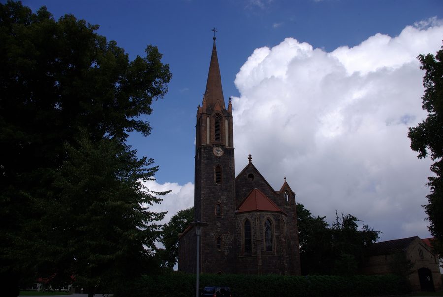 Église à Hohensaaten, Bad Freienwalde, Brandebourg