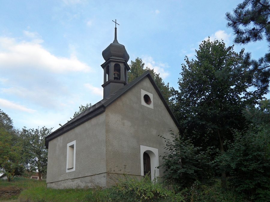 Chapelle à Osikov, un hameau de Bratrušov, dans l’Okres Šumperk