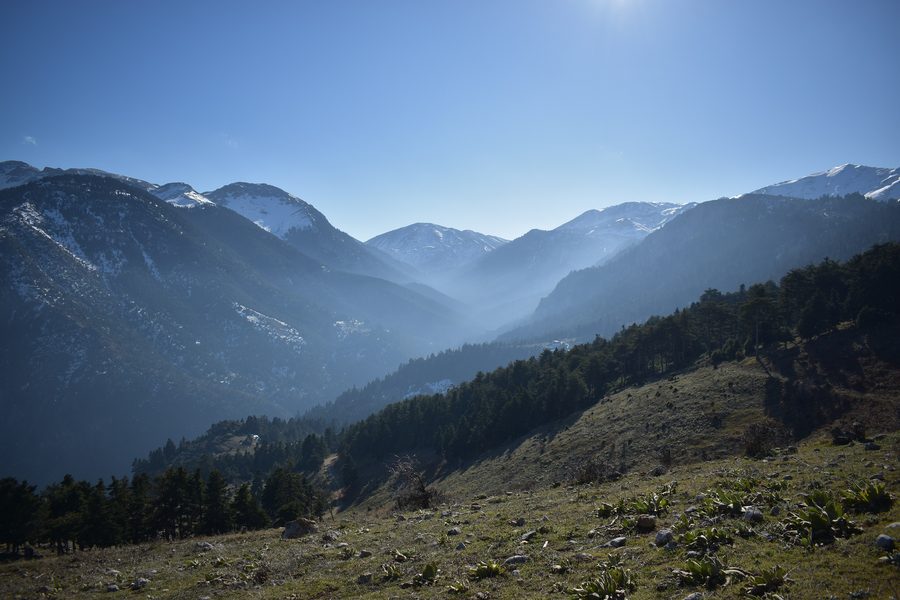 Vallée de Flabouritsa au mont Ziria en Grèce