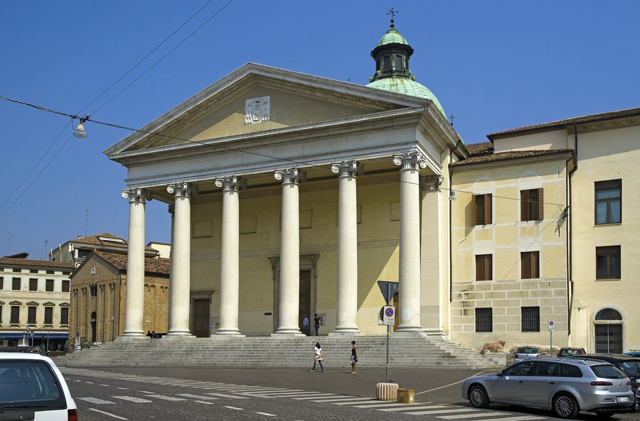 Façade de la cathédrale de Trévise