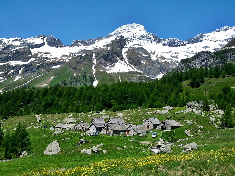 Paysage de montagne à Alpe Veglia, Piémont, Italie
