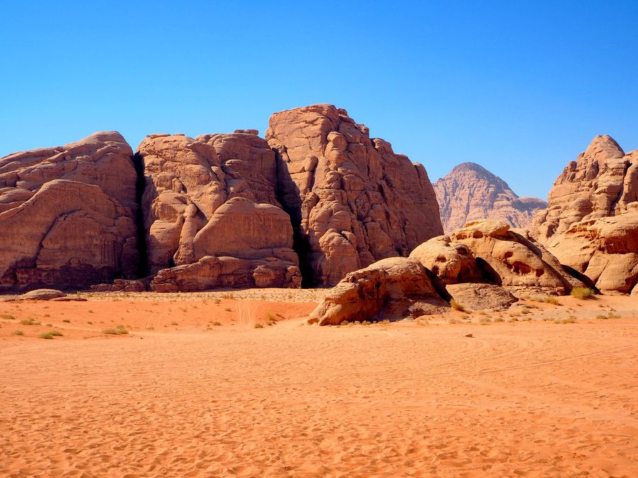 Paysage désertique de Wadi Rum