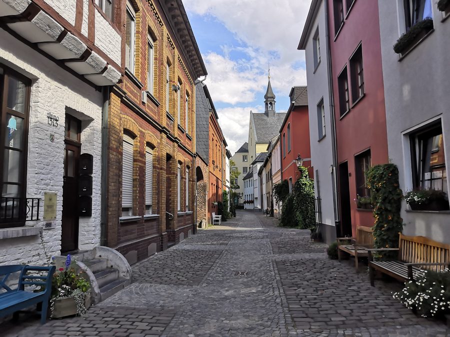 Tiefstraße à Kempen, district de Viersen, Rhénanie-du-Nord-Westphalie, Allemagne