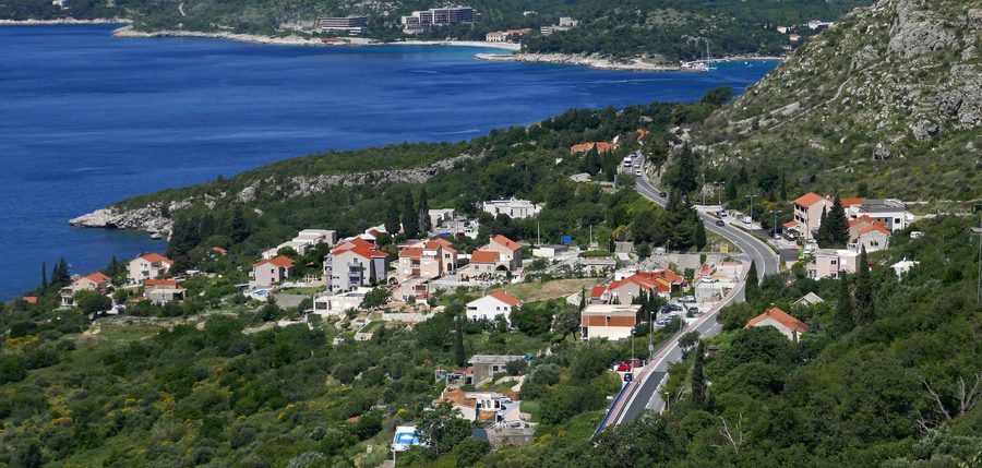 Soline en Croatie avec la Jadranska Magistrala