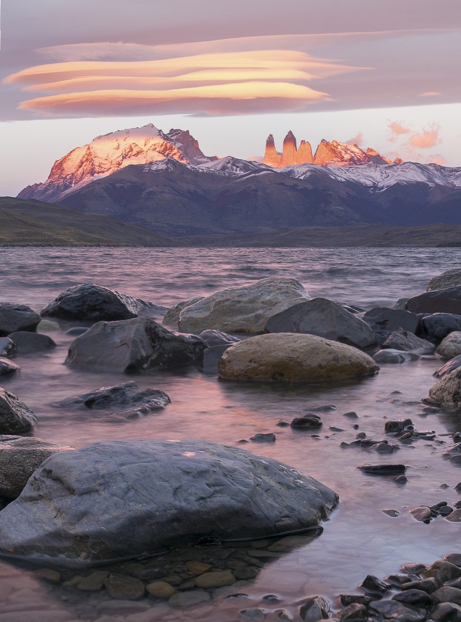 Grand paysage dans le grand Sud du Chili