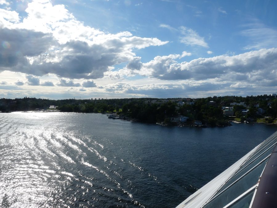 Vue sur la côte sud de l’île de Lidingö dans l’archipel de Stockholm