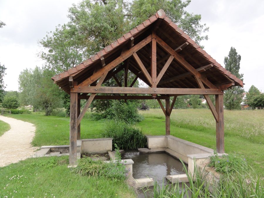 Lavoir à Naintré dans le département de la Vienne, France