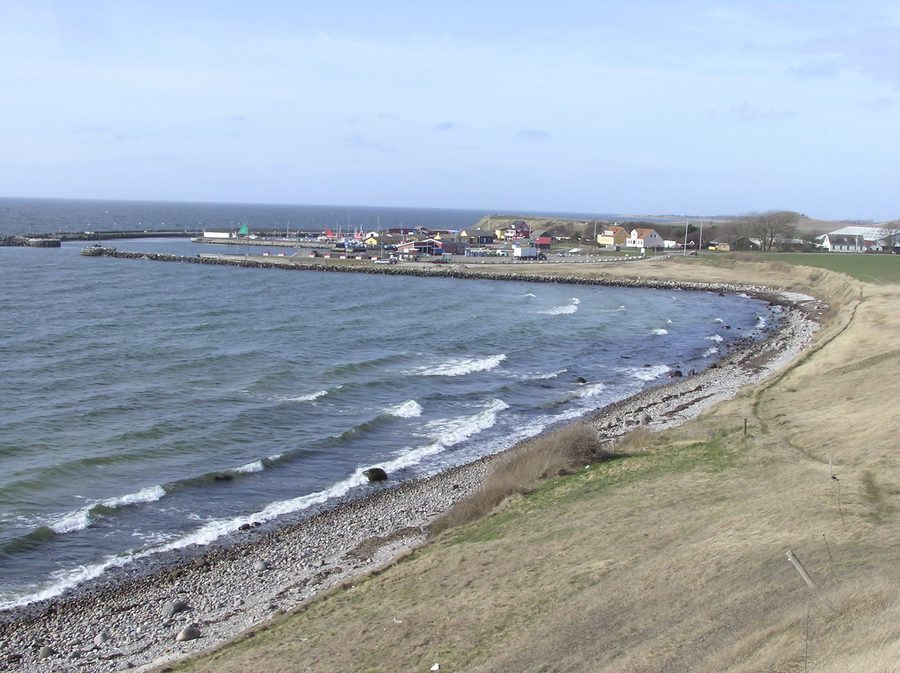 Port de Sejerø avec des bateaux