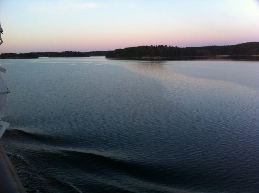 Paysage sur Ljusterö en Suède