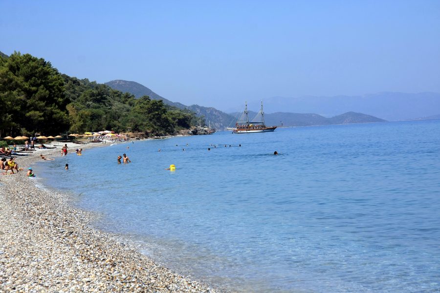 Plage dans le parc national péninsule de Dilek–delta du Büyük Menderes