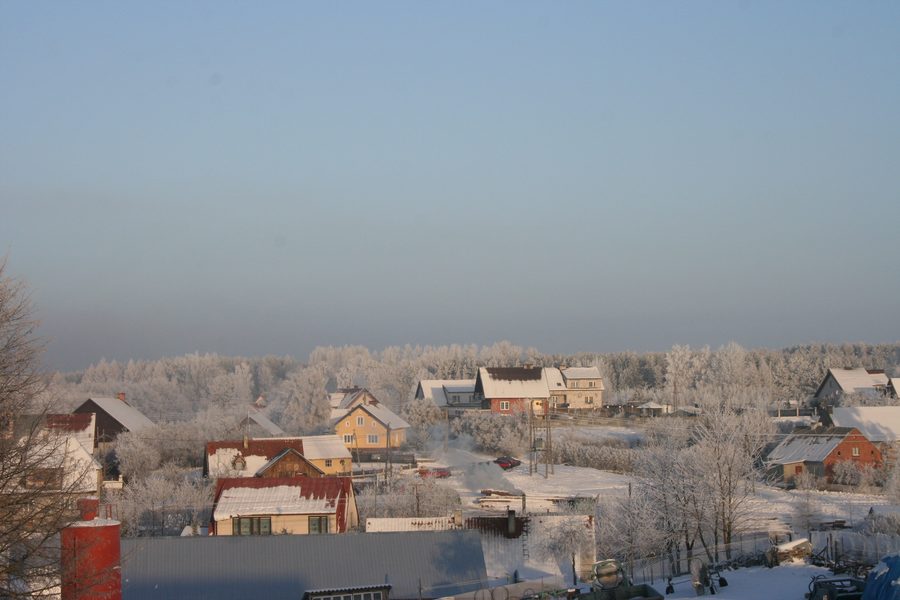 Village de Kosewo sous la neige