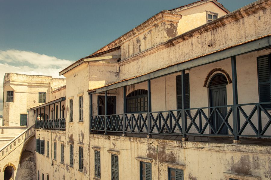 Cape Coast Castle sur la côte du Ghana