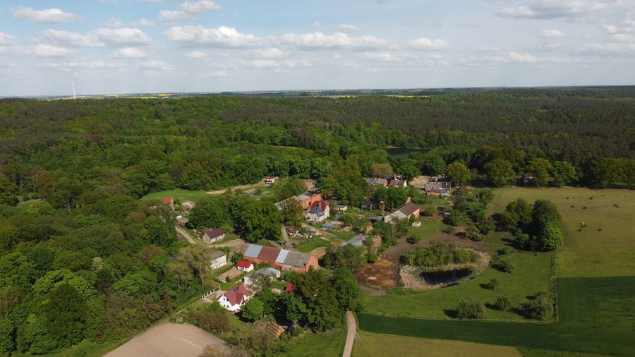 Żydowo, powiat myśliborski, vue depuis le nord-ouest