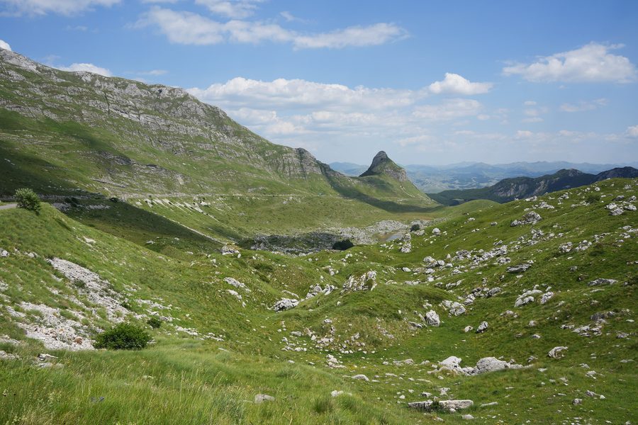 Paysage de montagne dans la région du Durmitor au Monténégro