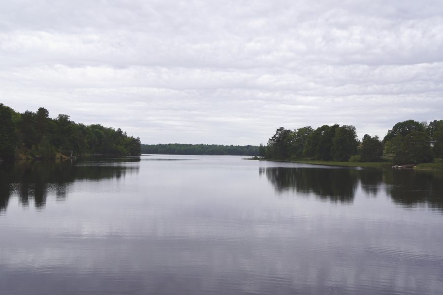 Lac Hjorten dans la commune de Västervik, Suède