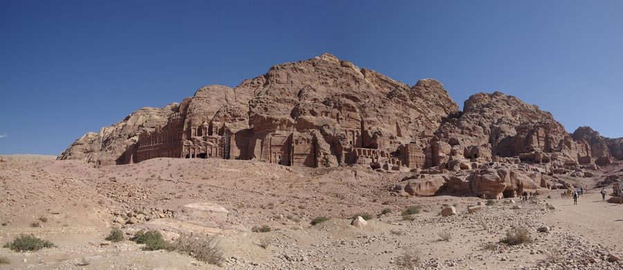 Les tombes royales de Pétra en Jordanie