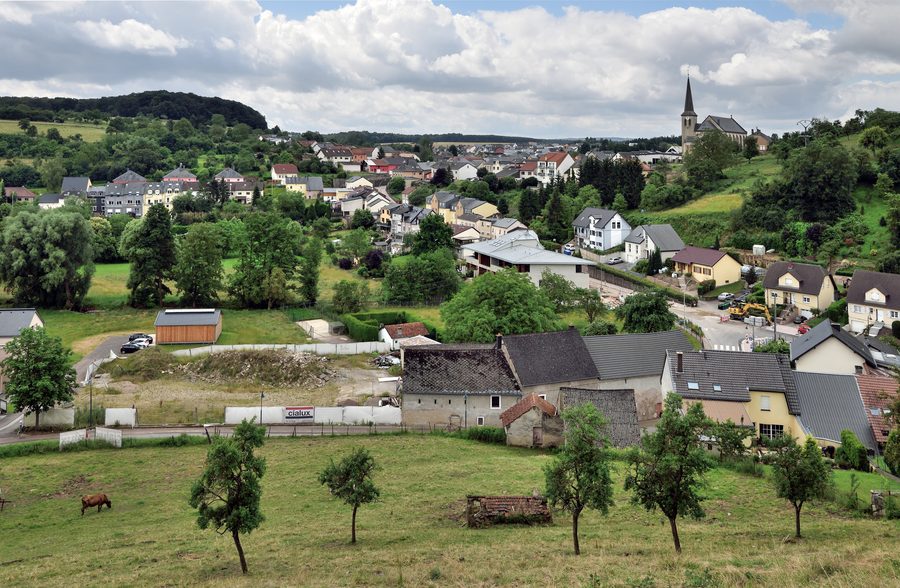 Canach, Luxembourg, vu depuis le nord-est