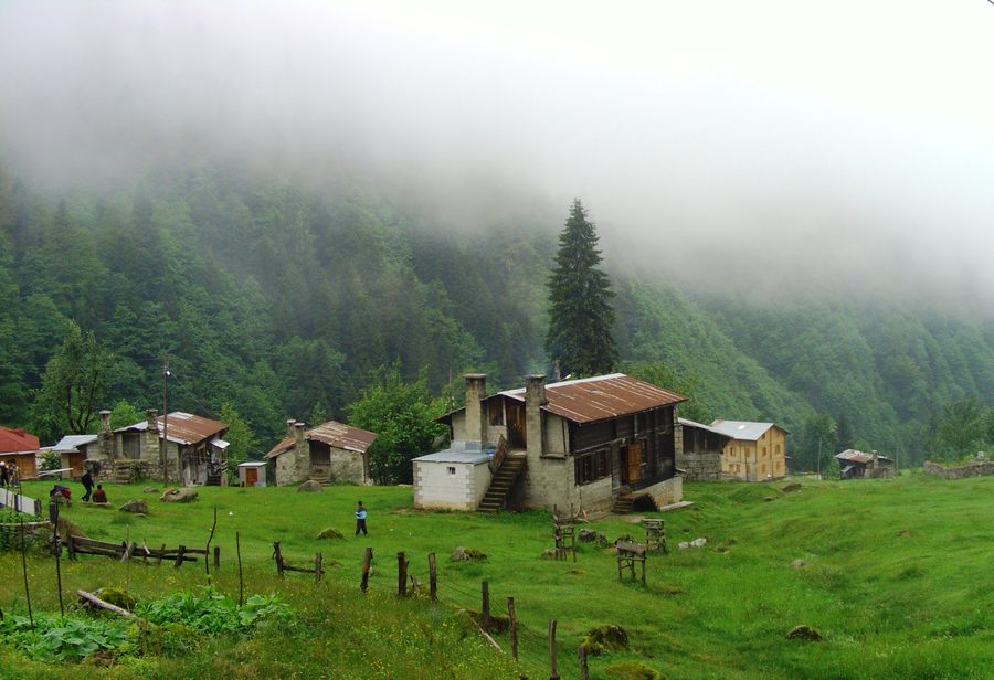 Vue sur le plateau d’Ayder dans la région de Çamlıhemşin