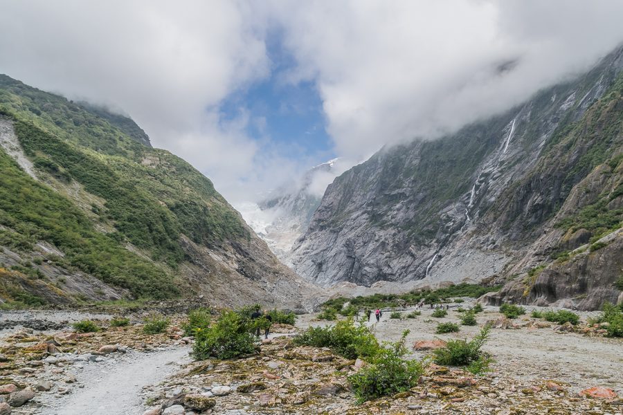 Franz Josef Glacier dans le Westland Tai Poutini National Park sur l’île du Sud de la Nouvelle-Zélande