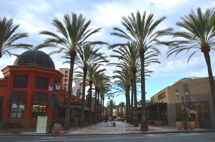 Restaurants au centre Irvine Spectrum à Irvine, en Californie