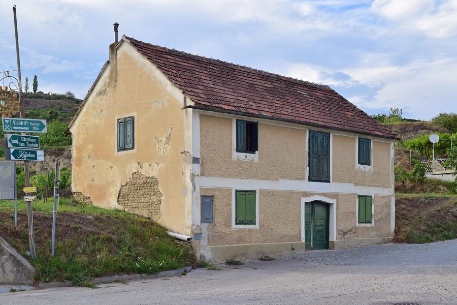 Sentier des caves Viehtrift avec maisons de presse à Rohrendorf bei Krems