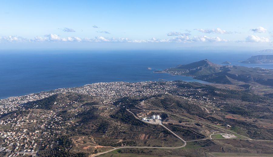 Vue d’Artemida à Spata-Artemida, Attique orientale, Grèce