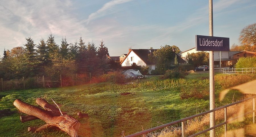 Vue du paysage de Lüdersdorf en Mecklembourg-Poméranie-Occidentale