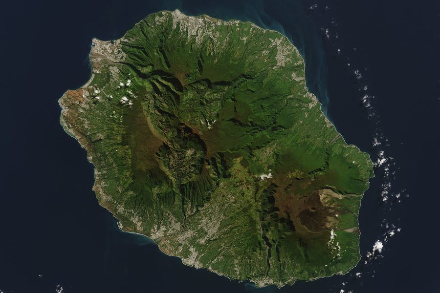 Le mont Piton des Neiges à La Réunion.